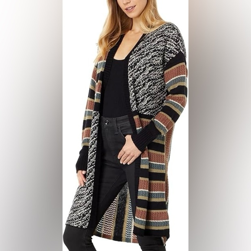 Saltwater Luxe Aviana Long Sleeve Open Front Sweater Cardigan- Size S